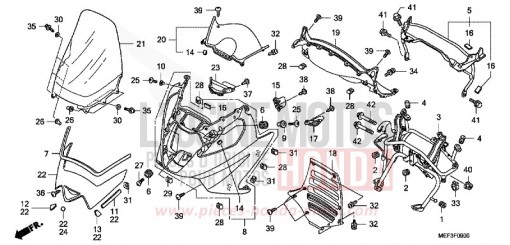FRONT COVER (FJS400D8) FJS400D8 de 2008